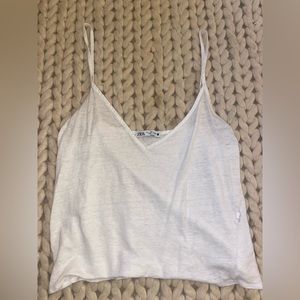 Zara white tank